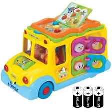 HOLA School Bus Smart Musical Developmental Toy for Kids & Toddlers w/ Batteries - Brooklyn - US