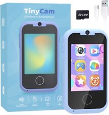 Kids Smart Toy Phone Girls Toy, Toddler Touchscreen Game Phone for 3 4 5 6 Blue - Gastonia - US