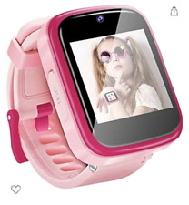 Yehtta Kids Smart Watch Education 3-8 Years Girls Watch HD Dual Camera Pink New - Holden - US