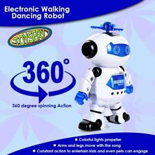 Kids Smart Space Robot Electronic Walking Dancing Robot Music Light Toy - Miami - US