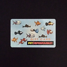 Pet Supermarket Cartoon Fish's NEW COLLECTIBLE GIFT CARD $0 #6032