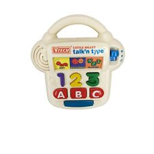 Vintage VTECH Little Smart Talk'n type Travelable kid toy Baby toddler ABC'S 123 - Ashford - US