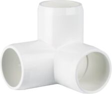 3/4 Furniture Grade 3-Way Corner Elbow PVC Fitting - 8 Pack"