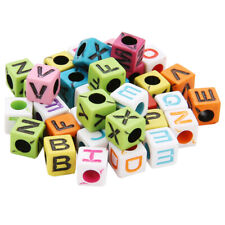 200 Pcs Beads for Crafts Alphabet Charm Acrylic Accessories Child