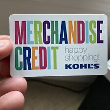 Kohl’s Merchandise Credit 9.99