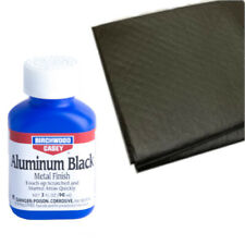 Birchwood Casey Aluminum Black Metal Finish Liquid for Guns Two Absorbent Pads