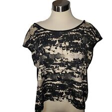 One Clothing Sheer Cropped Top Women's Small