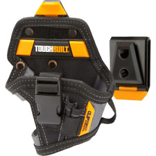 TOUGHBUILT Construction Work Multi Tool Belt Cliptech Clip On Drill Holder Pouch