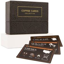 Coffee Cards - Gift for Lovers, 45 Recipe and Brewing Cards...