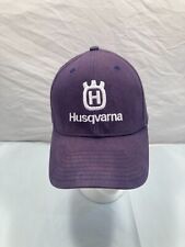 Husqvarna Hat Strapback Cap Construction Tools Logo Faded Blue MR15