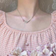 Elegant Tulip Flower Pendant Necklace Clavicel Chain Women Jewelry Gifts O3G3