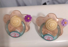 2 Zapf REPLACEMENT PACIFIERs BABY ANNABELL DOLL BRAND NEW ORIGINAL