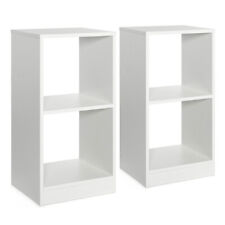 2 Pieces 2-tier Bookcase Set with Anti-toppling Device - Mumbai - India