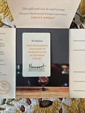 Newport Restaurant Group Gift Card $50 Value - Active Brand New