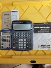 Construction Master Pro DT Calculator and Construction Master 4