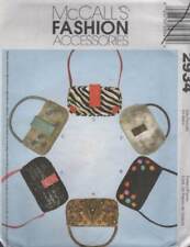 2934 MCCALL'S FASHION ACCESSORIES 6 BAG DESIGNS