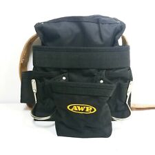 AWP Tool Rig Pouch Bag Pockets with AWP saddle leather belt construction NICE