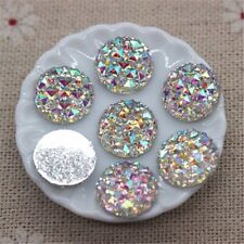 Clear White AB Resin Rhinestones DIY Wedding Decoration Craft Accessories 100Pcs