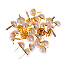 100 Pcs Atv Accessories Scrapbooking Brads Pearls for Crafts