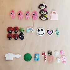 Novelty Craft Flatback Phone Charm Bow Centers Resin Plastic Accessories