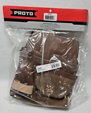 Proto J95120 Professional Construction Pouch, 12 In H, 11 Pockets, Leather/New