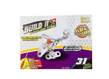 Stainless Steel Construction Kit ~ Helicopter (31 Pieces, Tools Included)