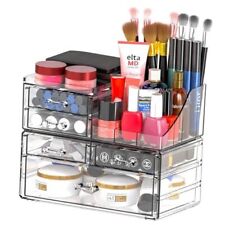 Acrylic Makeup Organizer with Easy Storage for Beauty Products and 5 Drawers