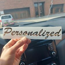 Personalized Decals | Sticker Decals | Reflective | Gold Silver | Custom Decal