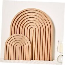 Wood Rainbow Arch Boho Decor for Wall Shelf, Fireplace Mantel, Counter, Table, - Toronto - Canada