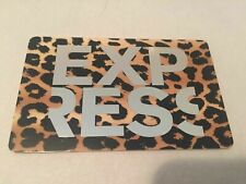 EXPRESS Leopard Print ( 2011 ) Foil Gift Card ( $0 )