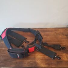 MELOTOUGH Tool Belt Suspenders Construction Work Suspenders Red