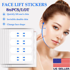 80Pcs Sticker V-Shape Face Facial Label Lift Up Fast Maker Thin Adhesive Tape