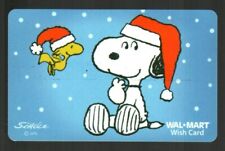 WALMART Snoopy and Woodstock Wearing Santa Hats ( 2007 ) Gift Card ( $0 )