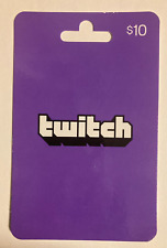 Twitch Gift Card - No $ Value on card