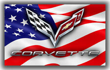 Chevrolet Corvette Automotive Best Decor Flag 3x5ft 90x150cm Garage banner