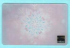 HBC ( Canada ) Lenticular Snowflake ( Fr ) 2006 Gift Card ( $0 )