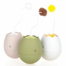 Electronic Interactive Cat Toy Eggshell Tumbler Kitten Toy Automatic Cat Ball - CN