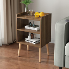 Nightstand, Mid-Century Modern Bedside Tables with Storage Shelf, Minimalist and - Toronto - Canada