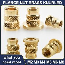 Flange Nut Brass Knurled T-type Hot Melting Insert Molding Embedment 3D Printer - CN