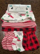 6 Piece Set Baby (3 Hats & 3 Mittens) Christmas~Valentine's Day~Everyday