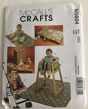 McCall's Crafts Pattern 2008 #M5604 Baby Items Uncut