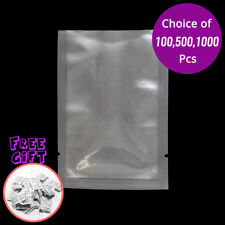 3.5x5in Clera Transparent Polythlene Heat/Vacuum Sealable Food-Safe Bag M09