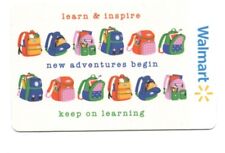 Walmart Backpacks Learn & Inspire Gift Card No $ Value Collectible FD-105760