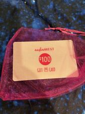 Nadine West *UNUSED* $100 Value Gift Card
