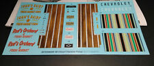 1966 Chevy Pickup Truck 1/25 Decal Sheet Mexican Blanket Wood Grain Bed Model