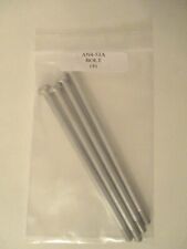 AN4-53A Bolt 1/4-28 x 5-7/16 Hex Head Steel - Lot of 4 - Victorville - US"