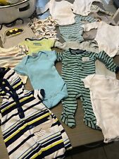 Boys Newborn sleepers and bodysuit Lot of 15 items