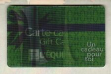 L'EQUIPEUR ( Canada ) Holiday Gift Opening 2012 Lenticular Gift Card ( $0 )