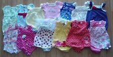 Lots Of Girl's 0-3 M Months One Piece Outfits Rompers Carter's, Gymboree 1st Imp