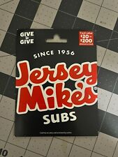 Jersey mikes $100 Gift card